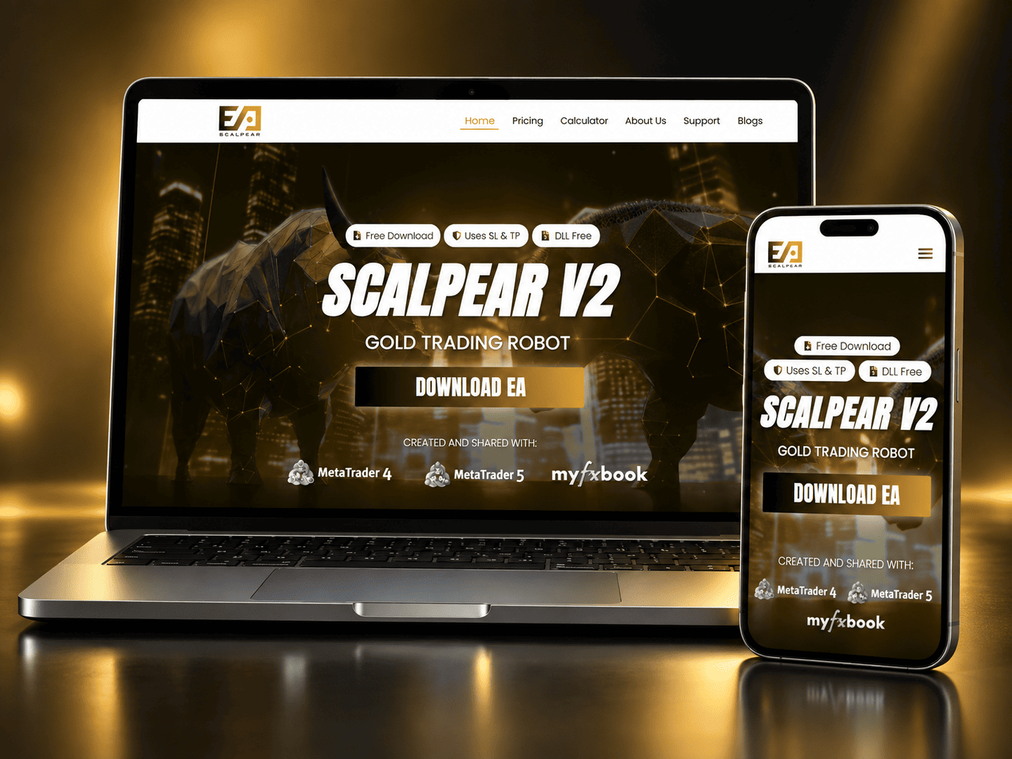 E-shop Scalpear — σχεδιασμός MYISTOSELIDA